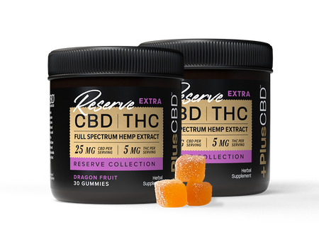 Reserve EXTRA CBD Gummies | 25mg CBD, 5mg THC 60ct